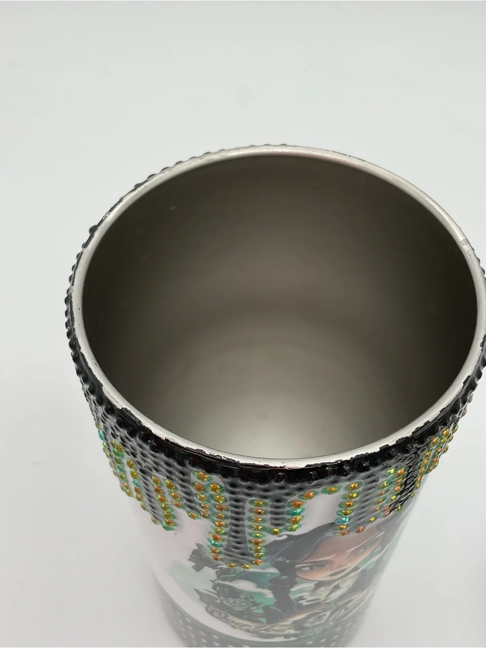 Custom Tumbler Embellished Wednesday Style
